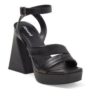 NEW! Nordstrom Abound Tracy Black Platform Sandals - Size 7 ✈️ & size 9.5 🚛